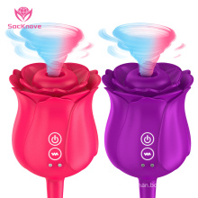 SacKnove New Trending Clit Sucker Husband And Wife Adult G Spot Nipple Stimulator Rose Sucking Sex Toys For Woman Vibrators